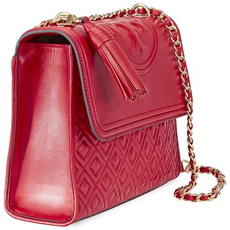 tory burch red purse.